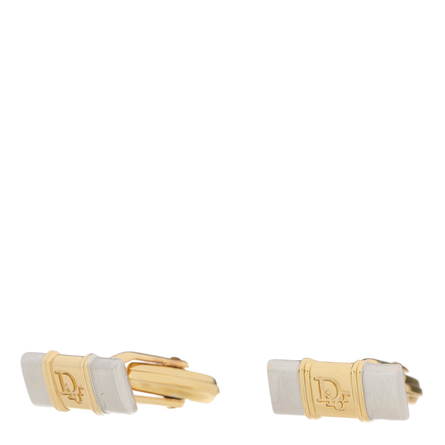 Homme Logo Cufflinks Gold Silver