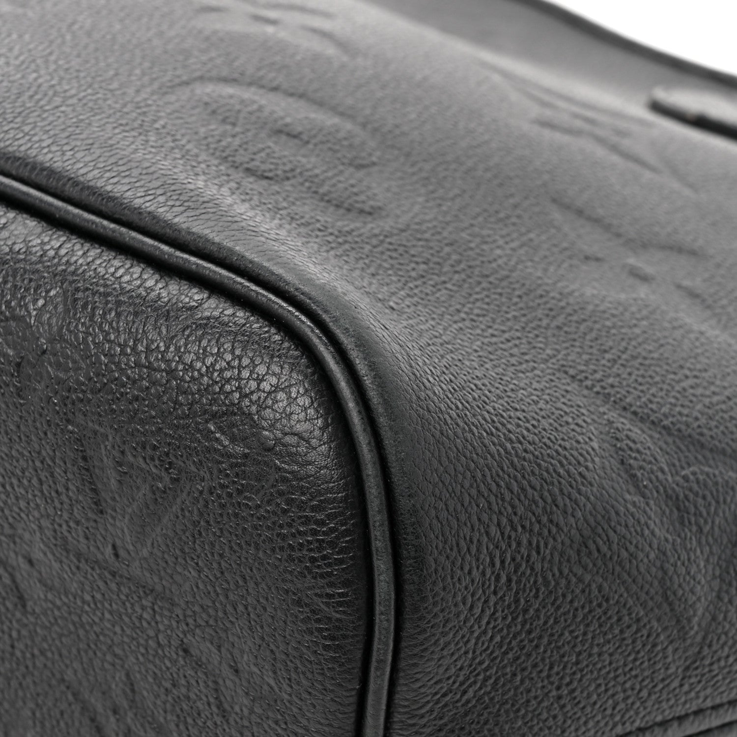 Louis Vuitton Empreinte Monogram Giant Neverfull MM Black 8 of 14