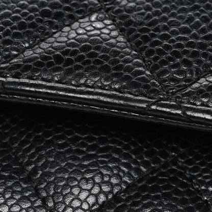 Chanel Caviar Quilted Wallet on Chain WOC Black 12 of 12