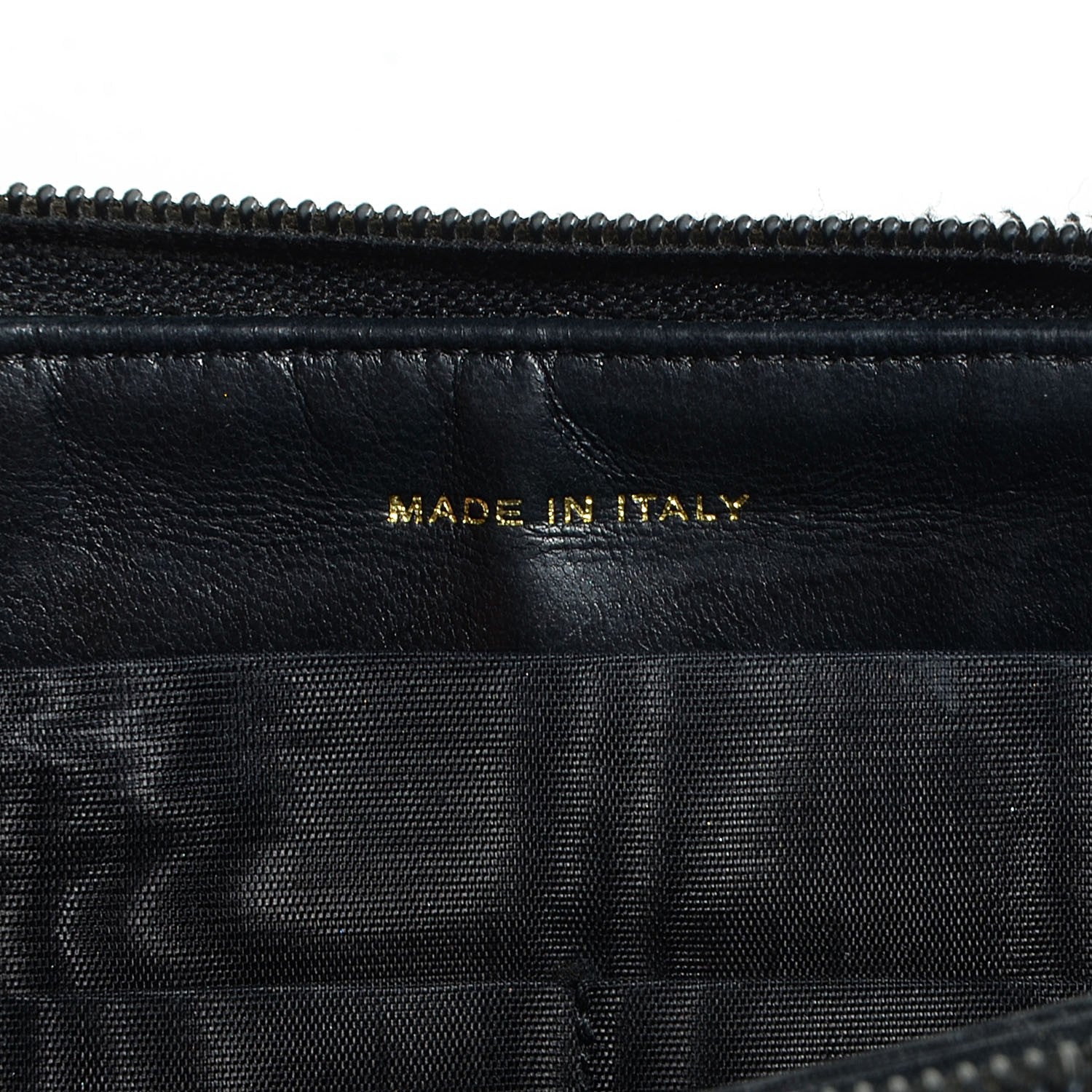 Chanel Caviar CC Zip Around Wallet Black 7 of 9