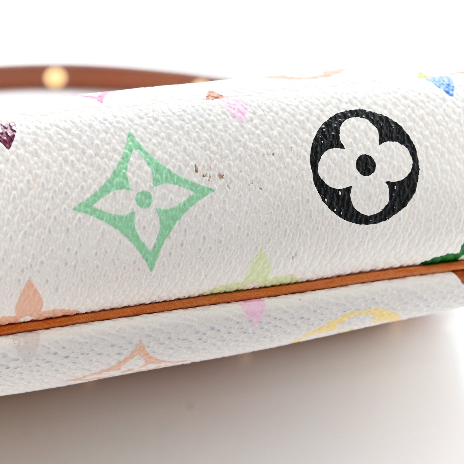 Louis Vuitton Monogram Multicolor Pochette Accessories White 7 of 7
