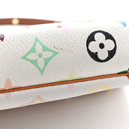 Louis Vuitton Monogram Multicolor Pochette Accessories White 7 of 7