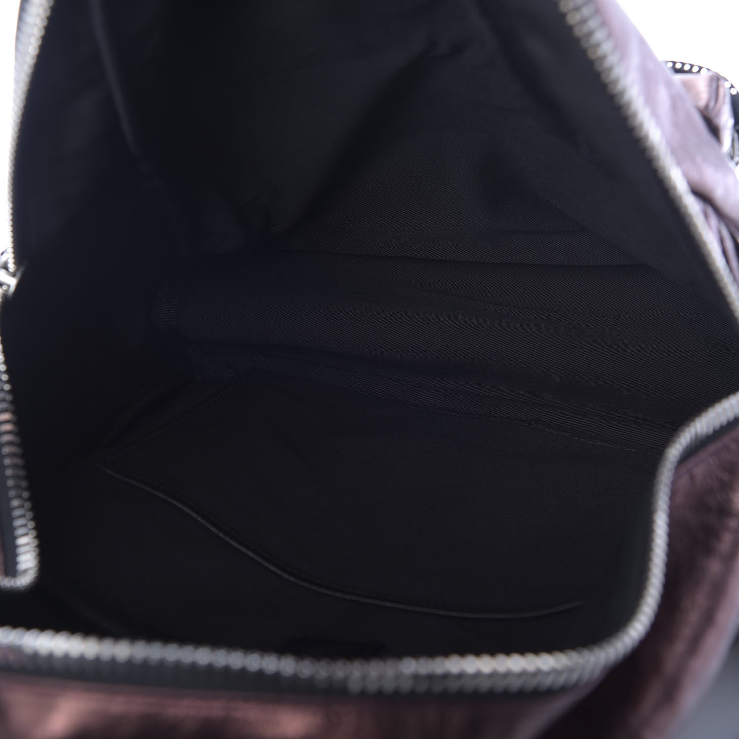 MCM Calfskin Tumbler Colorblock Backpack Bronze Copper Black 4 of 12