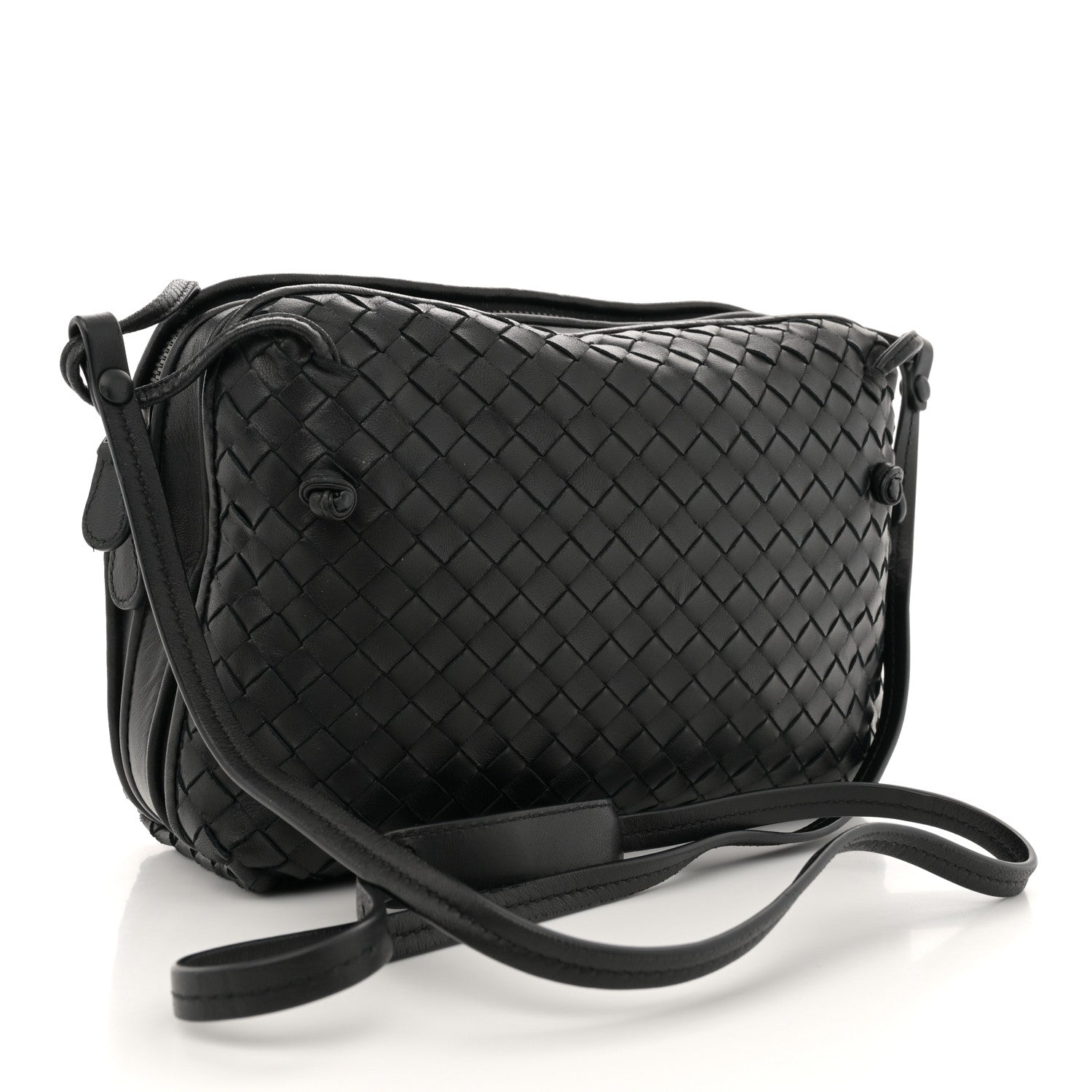 Bottega Veneta Nappa Intrecciato Nodini Bag Black 4 of 12