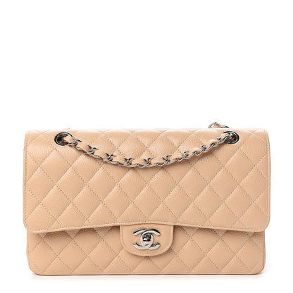 Chanel Caviar Quilted Medium Double Flap Beige Clair 1 of 10