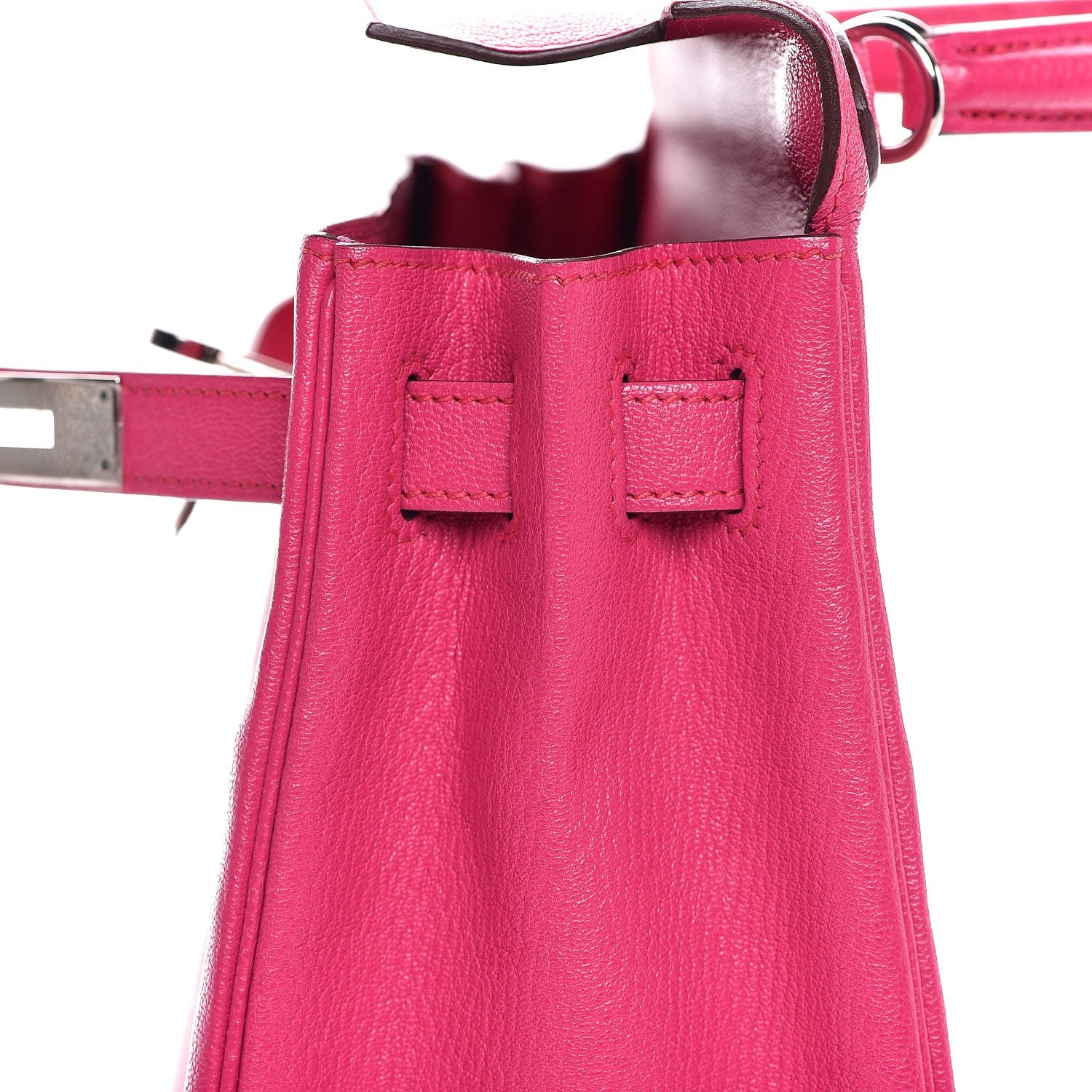 Hermes Chevre Mysore Kelly Retourne 28 Rose Shocking 17 of 41