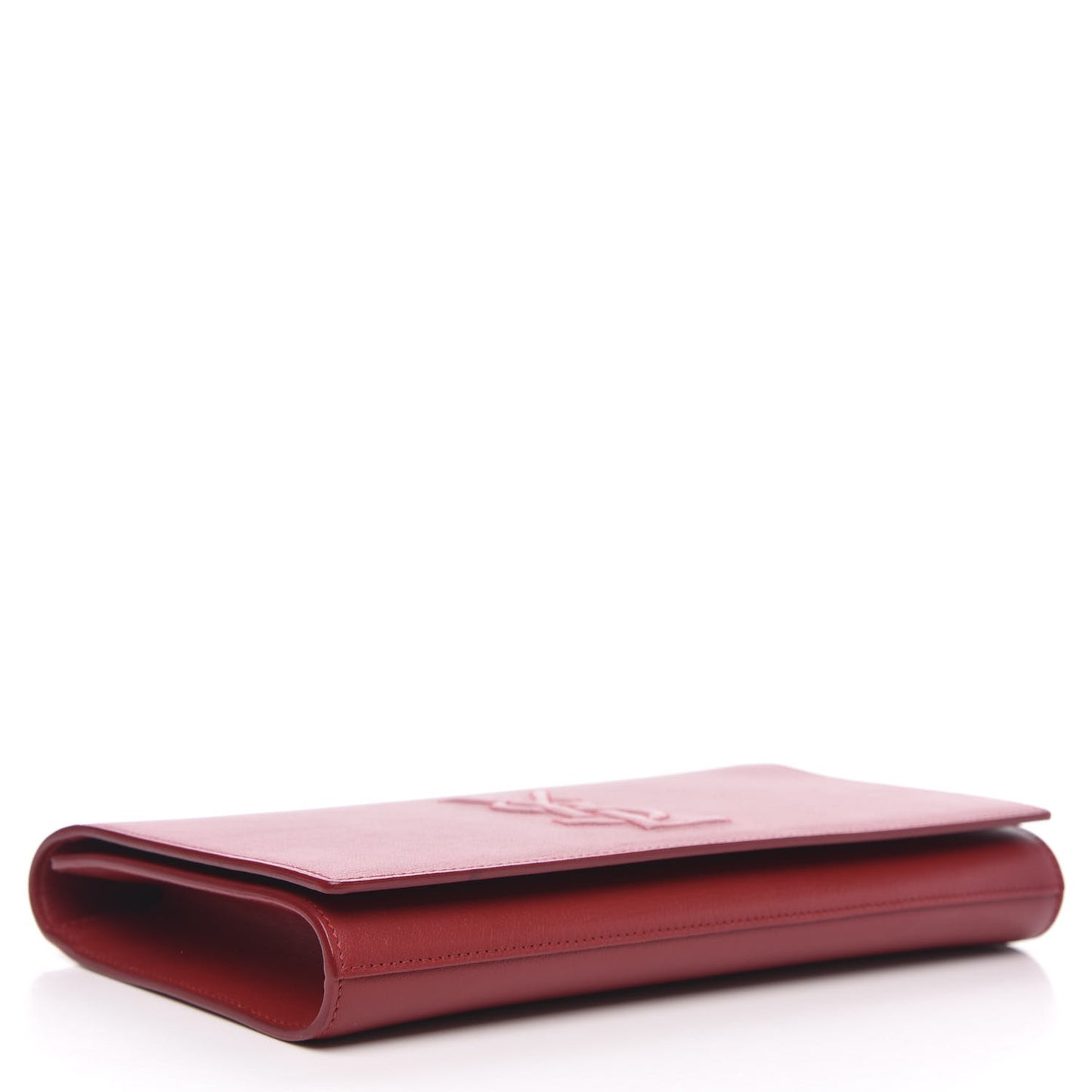Calfskin Monogram Large Belle De Jour Clutch Red