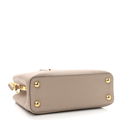 Louis Vuitton Taurillon Capucines BB Galet 4 of 9