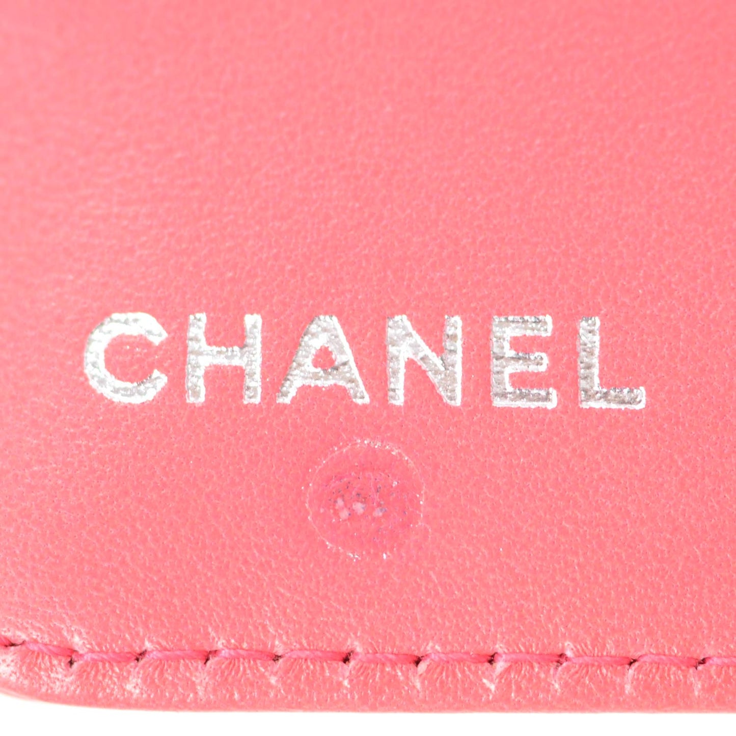 Lambskin Precious Symbols Wallet Coral