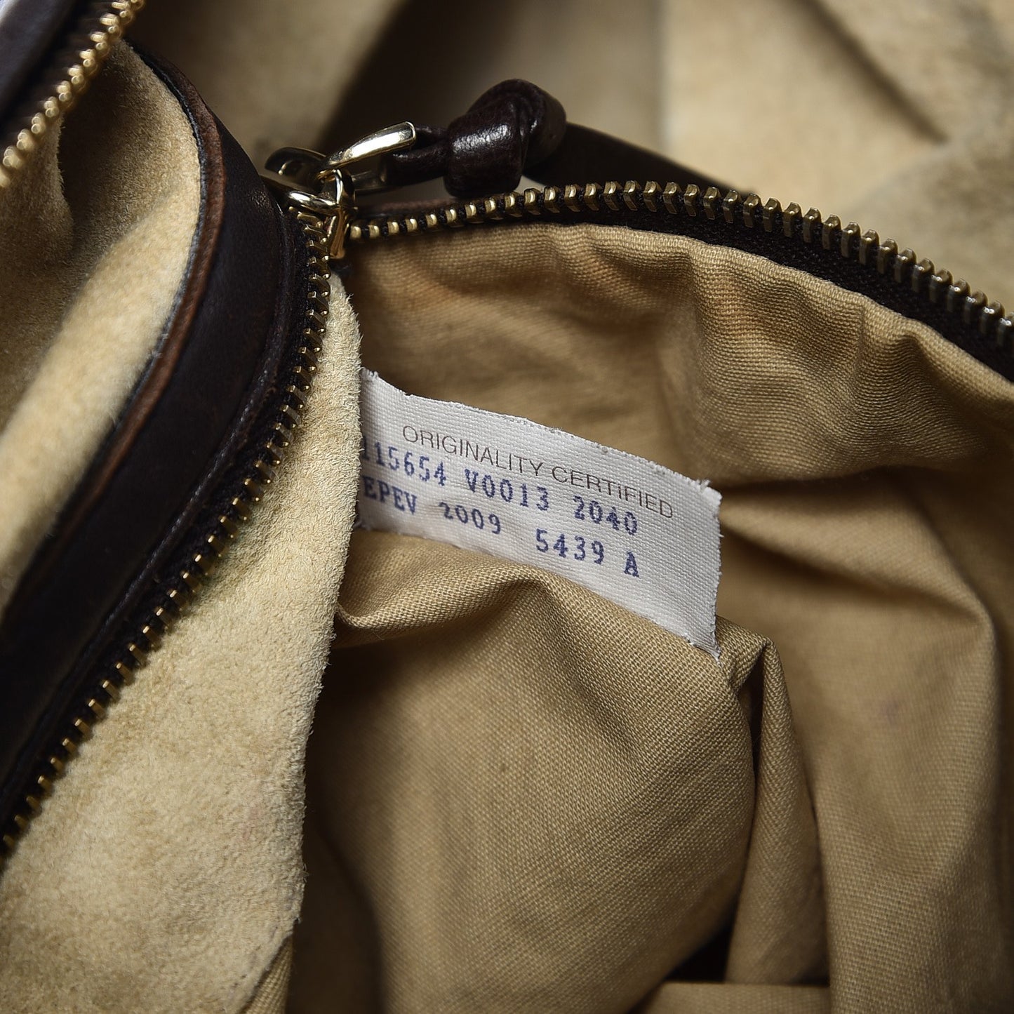 Nappa Intrecciato Large Veneta Hobo Ebano