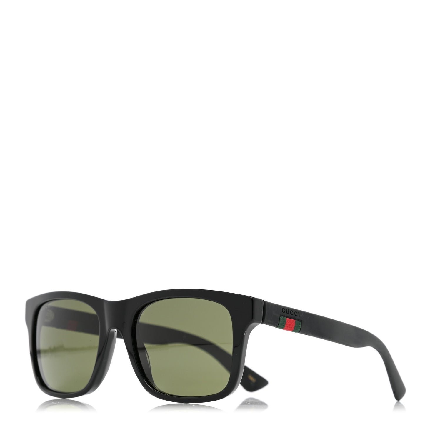Square Frame Web Sunglasses GG0008S Black
