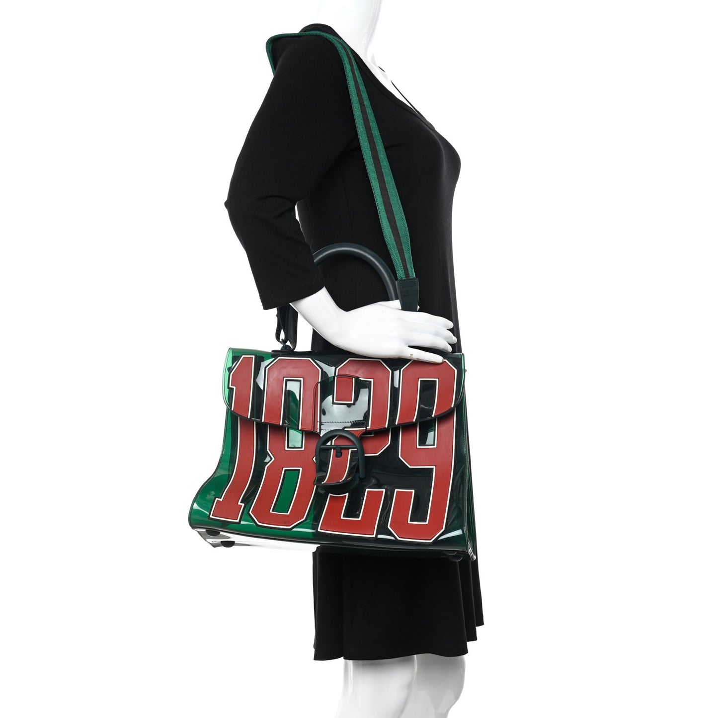 PVC The Hero 1829 Brillant Satchel Vert