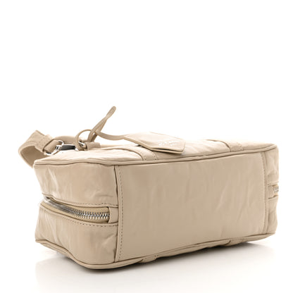 Prada Nappa Antique Small Re-Edition 2001 Two Handle Crossbody Bag Deserto 5 of 11