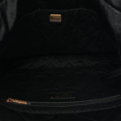 Chanel Shiny Calfskin Quilted Small Chanel 22 Black 6 of 12