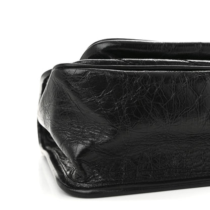 Saint Laurent Crinkled Calfskin Matelasse Monogram Medium Niki Chain Satchel Black 9 of 10