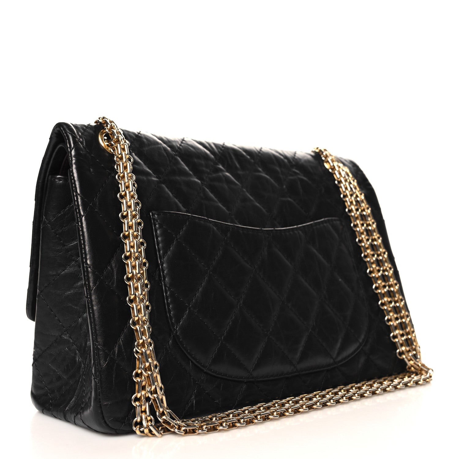 Chanel Aged Calfskin Quilted 2.55 Reissue 226 Flap Black 3 of 11