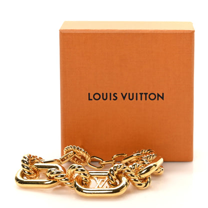 Louis Vuitton Chain Nautical Bracelet Gold 9 of 9