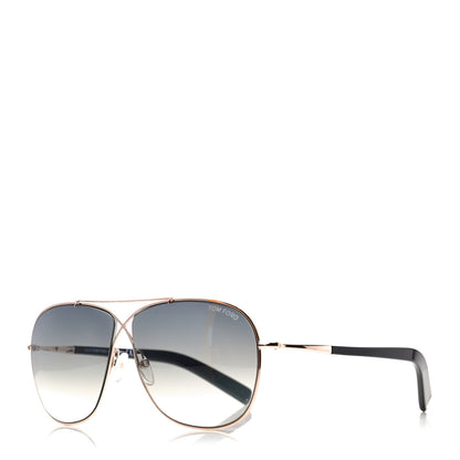 Tom Ford Aviator April TF393 Sunglasses Black 1 of 8