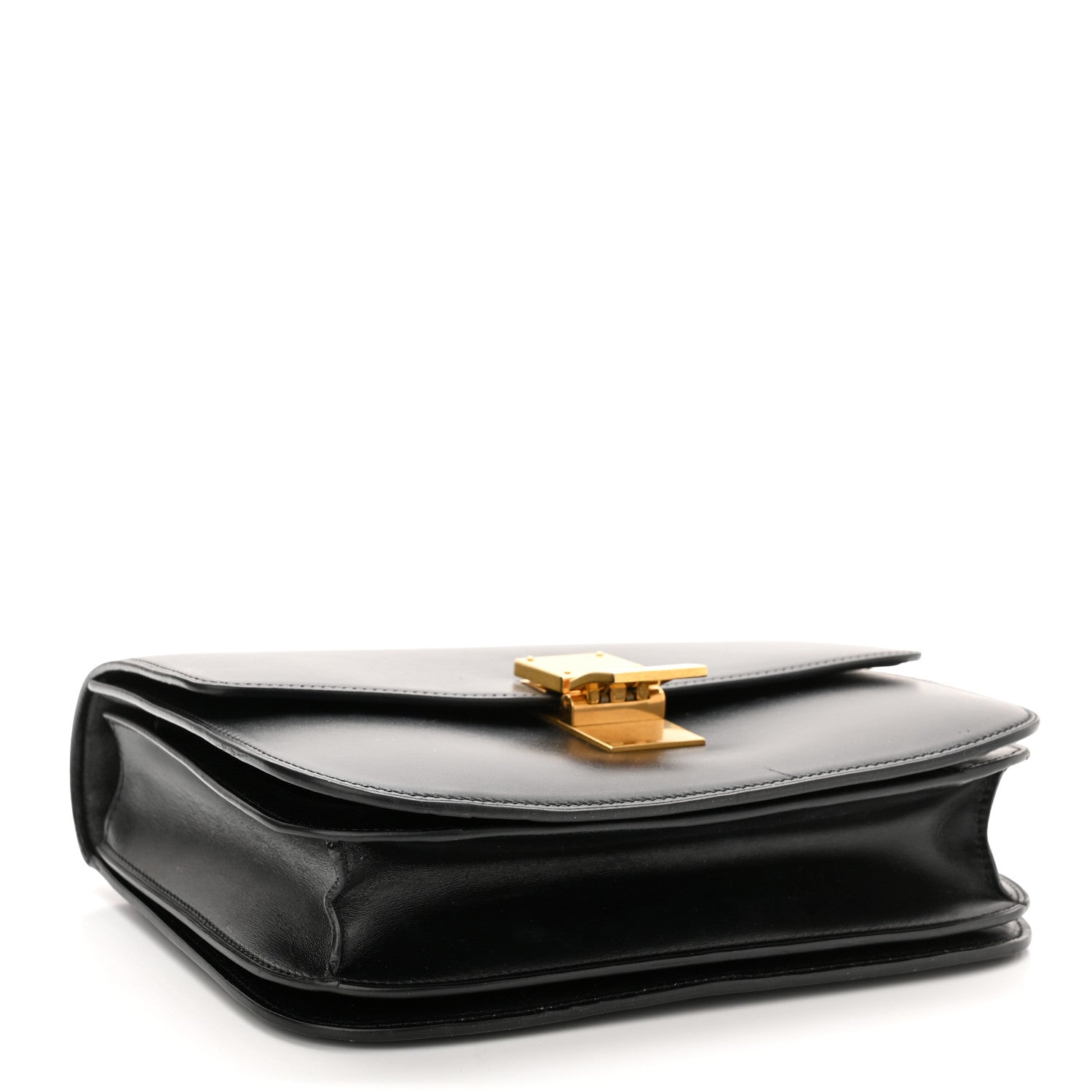 Celine Box Calfskin Medium Classic Box Flap Bag Black 5 of 11