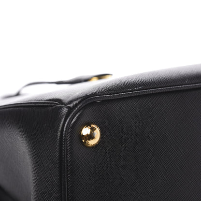 Prada Saffiano Large Galleria Double Zip Tote Black 13 of 15