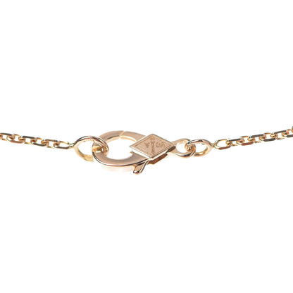 Van Cleef & Arpels 18K Yellow Gold Mother of Pearl Vintage Alhambra Pendant Necklace 5 of 8