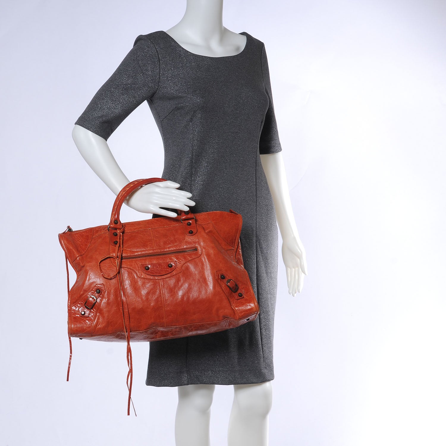 Balenciaga Chevre Work Rouille 2 of 7