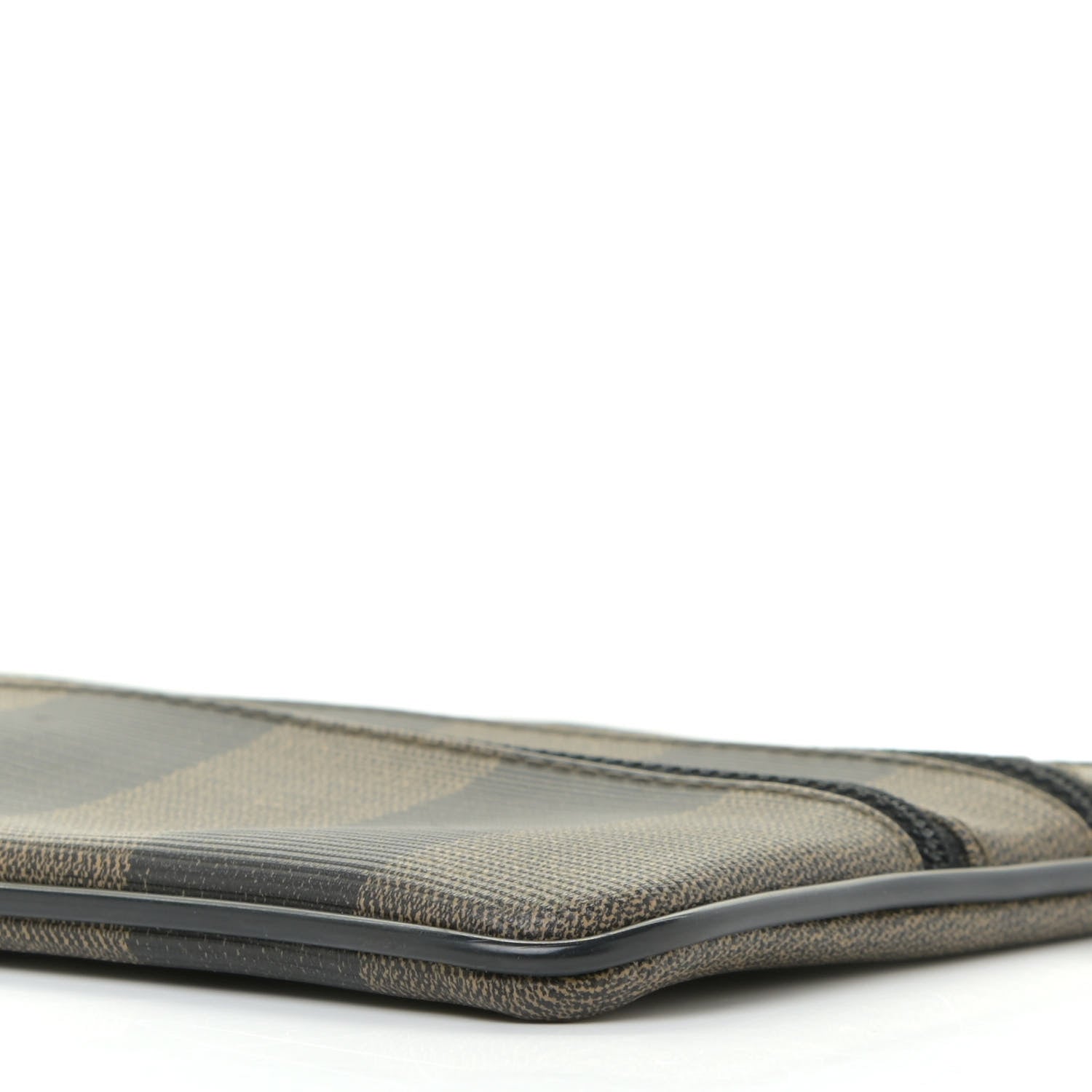 Fendi Pequin Zip Clutch Tobacco 9 of 13