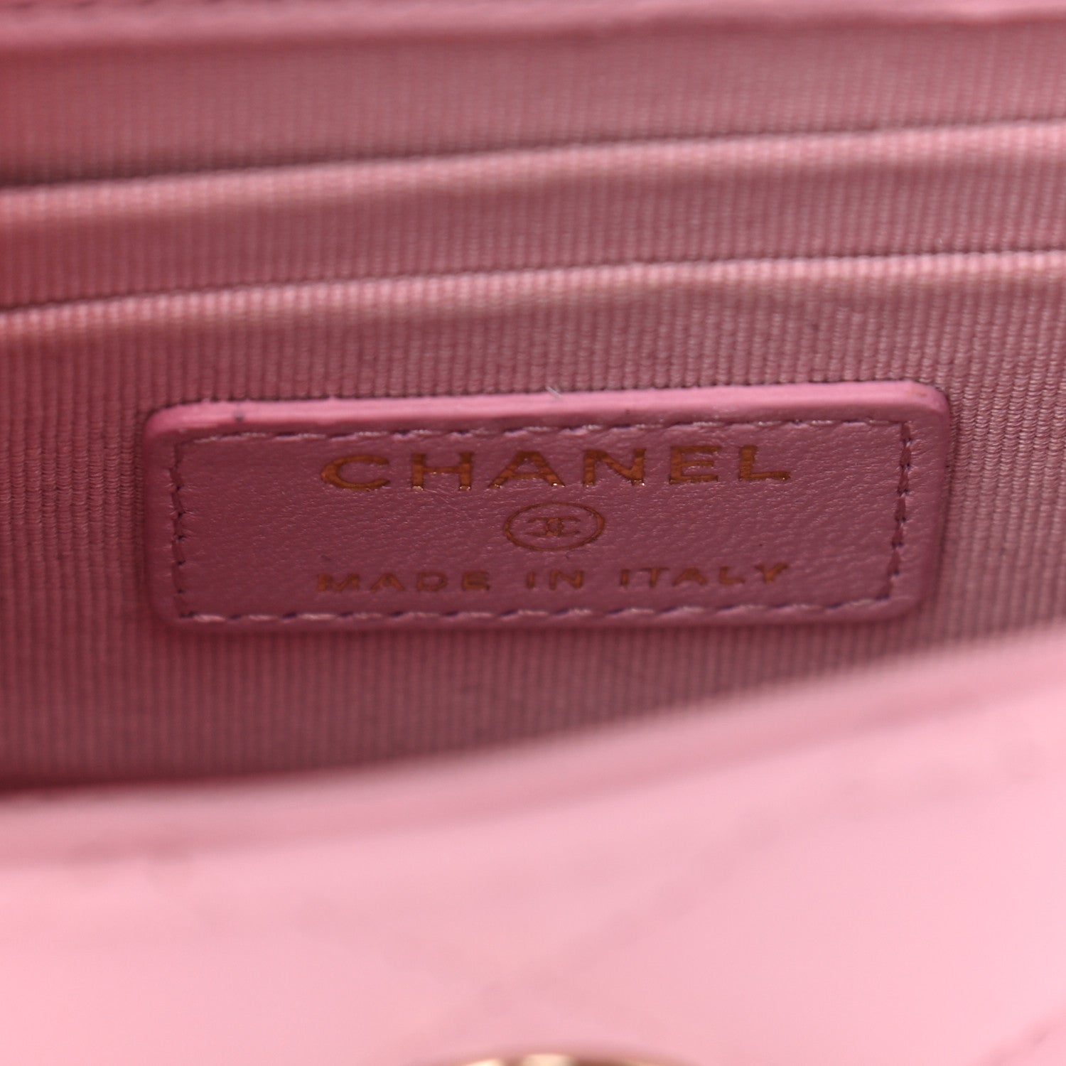 Chanel Lambskin Quilted Mini Trendy CC Clutch With Chain Dark Pink 6 of 10