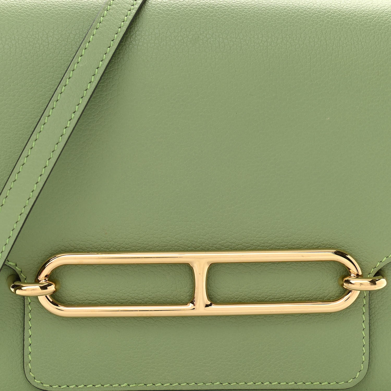 Hermes Evercolor Mini Sac Roulis Vert Criquet 8 of 13