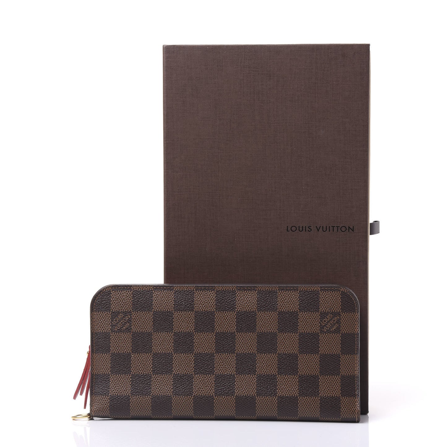 Damier Ebene Insolite Wallet Red