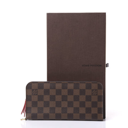 Louis Vuitton Damier Ebene Insolite Wallet Red 9 of 9