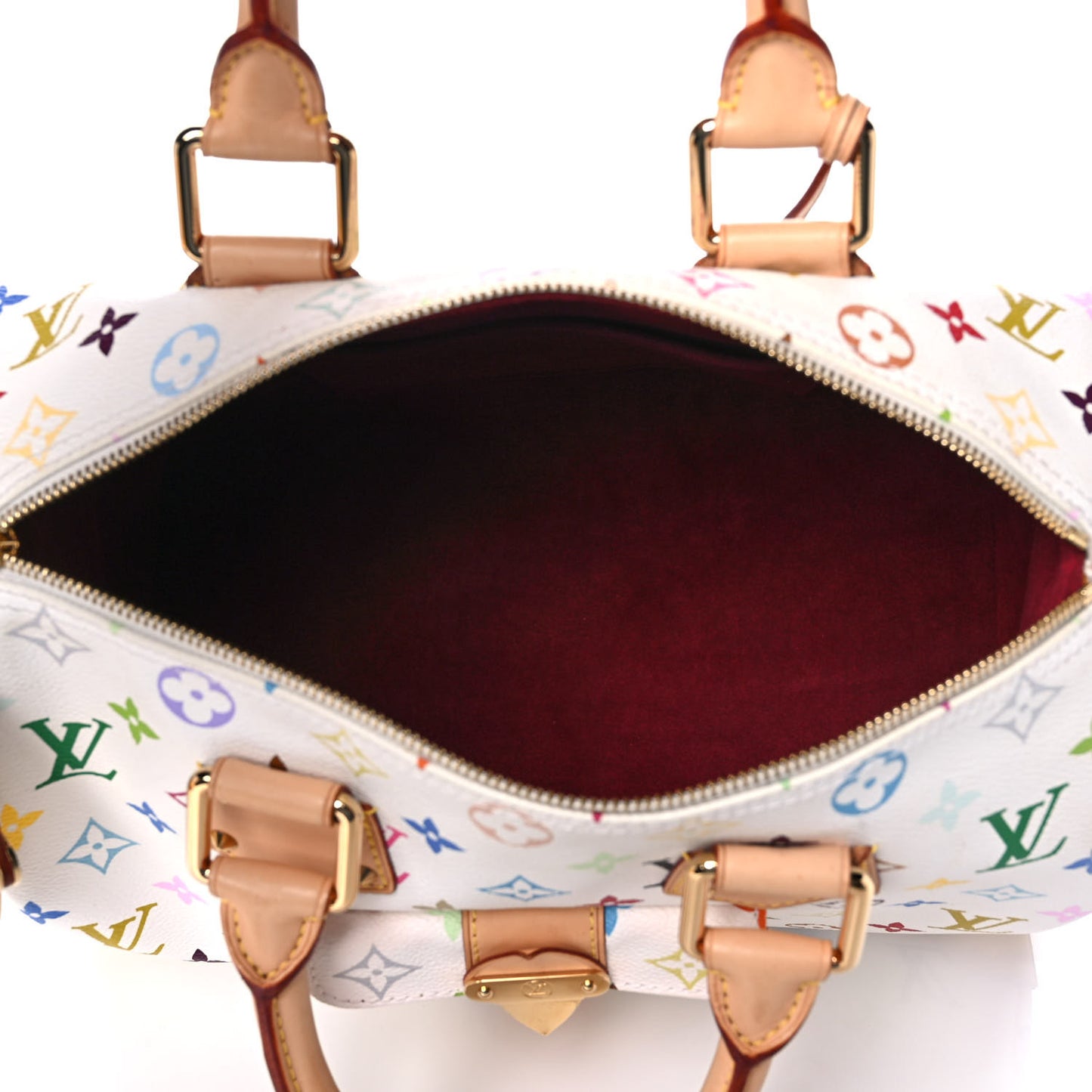 Monogram Multicolor Speedy 30 White