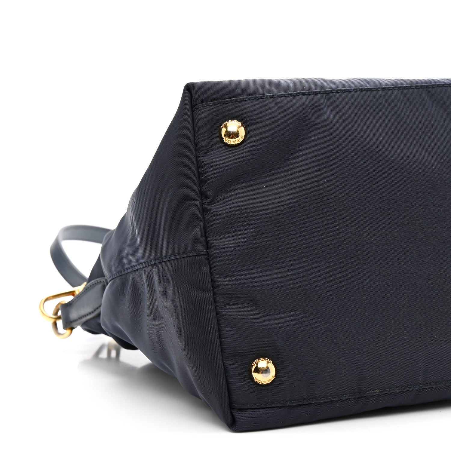 Prada Tessuto Nylon Saffiano Shopping Tote Navy 1830062 – FASHIONPHILE
