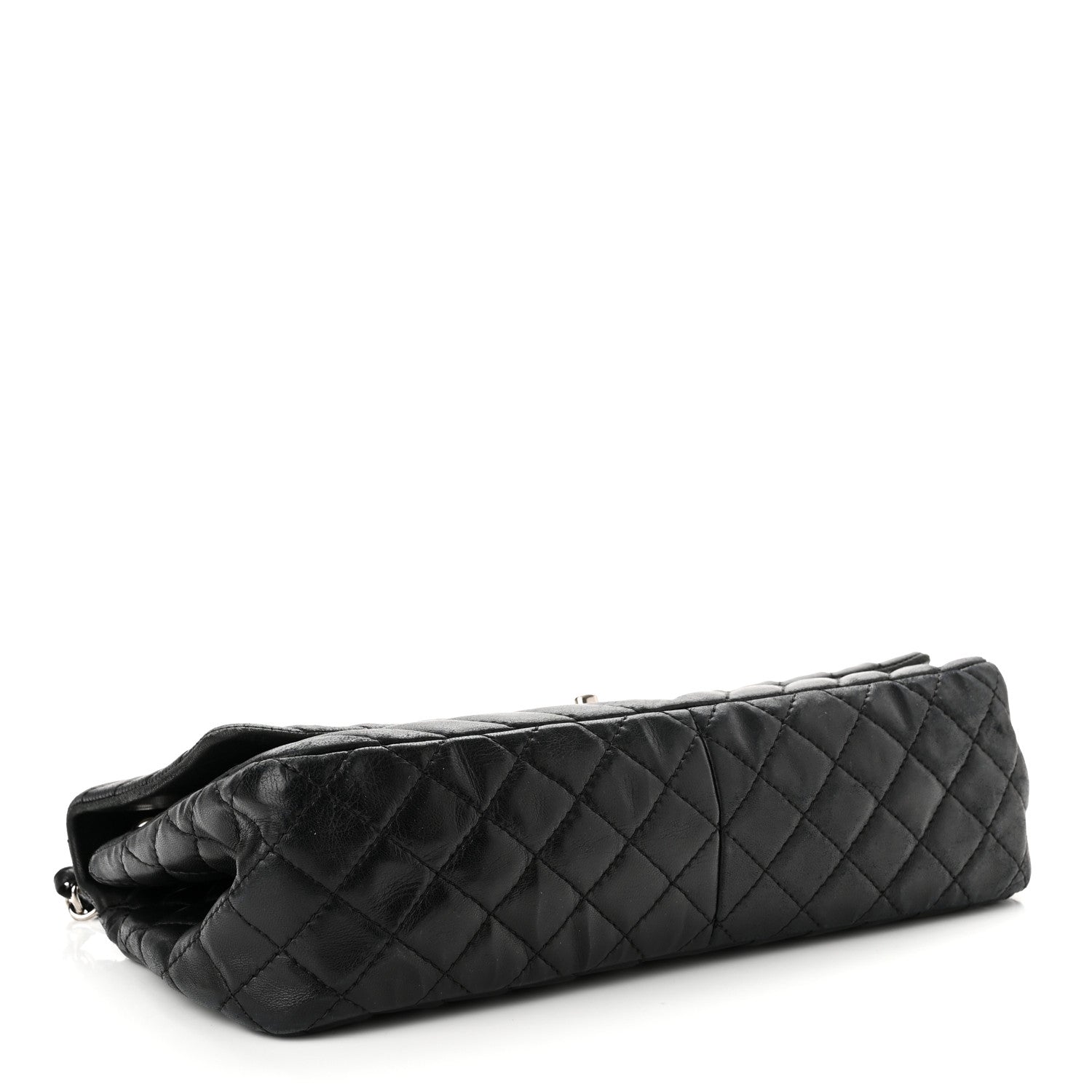 Chanel Lambskin Chevron Quilted Single Flap Black 4 of 11