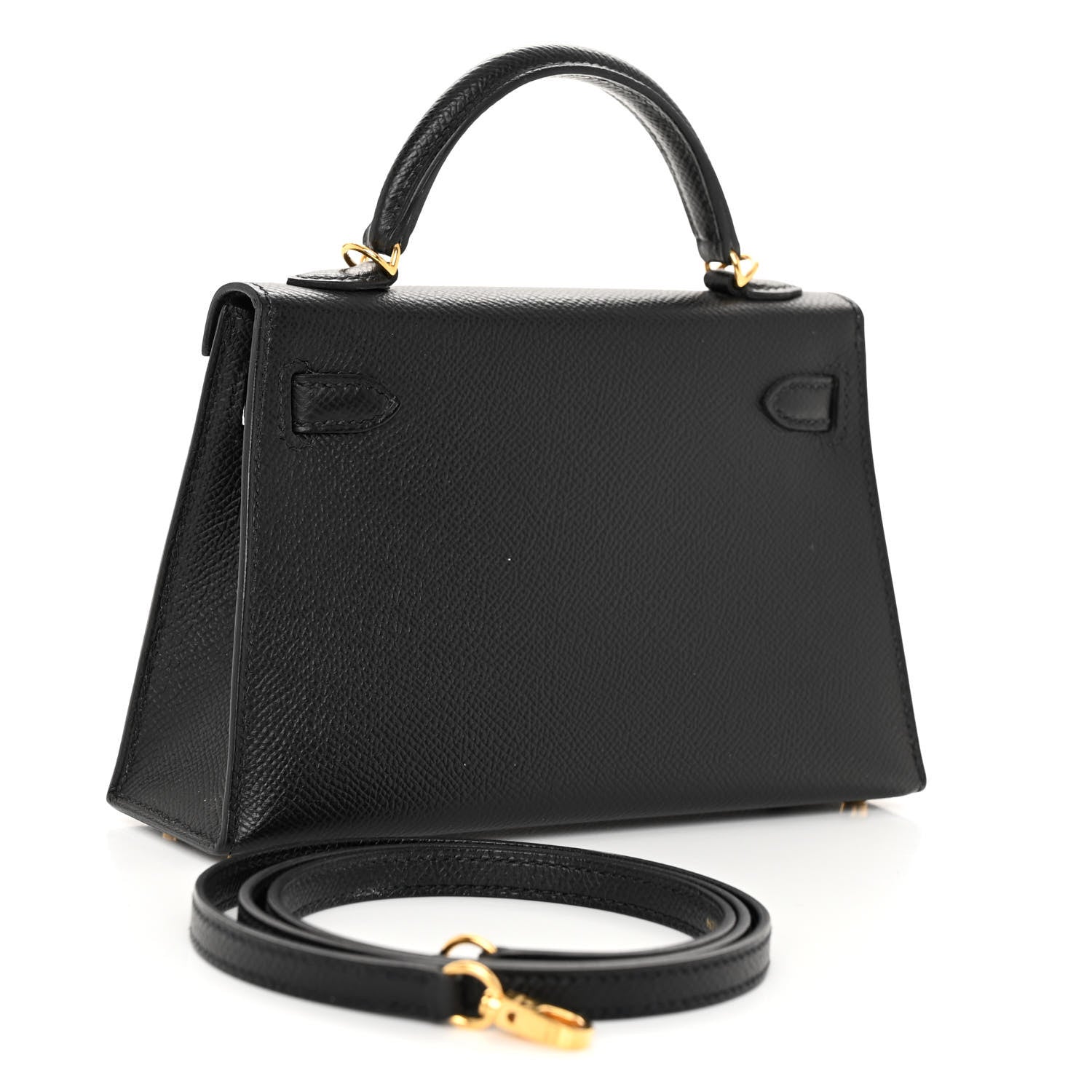 Hermes Epsom Mini Kelly Sellier 20 Black 3 of 11