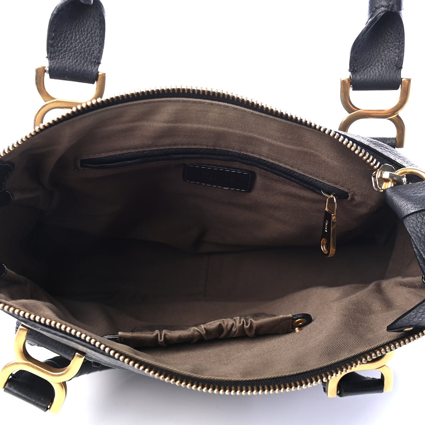 Calfskin Medium Marcie Satchel Black