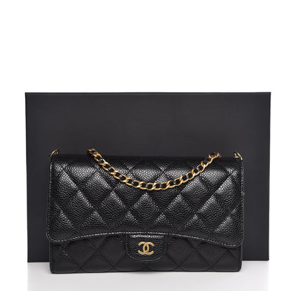 Chanel Caviar Quilted Wallet on Removable Chain Black 4 of 11