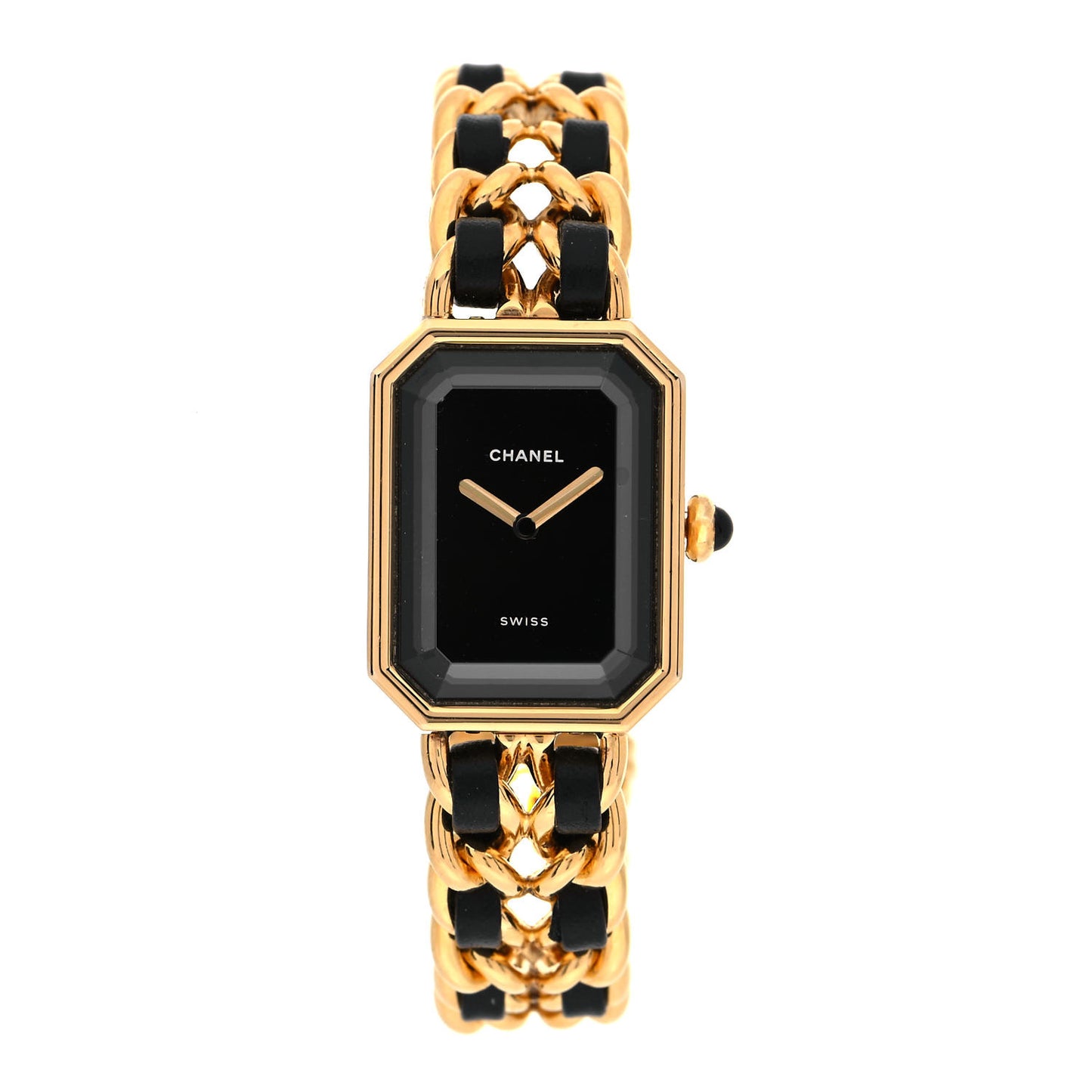 Stainless Steel Lambskin 20mm Chain Premiere Quartz Watch Gold L