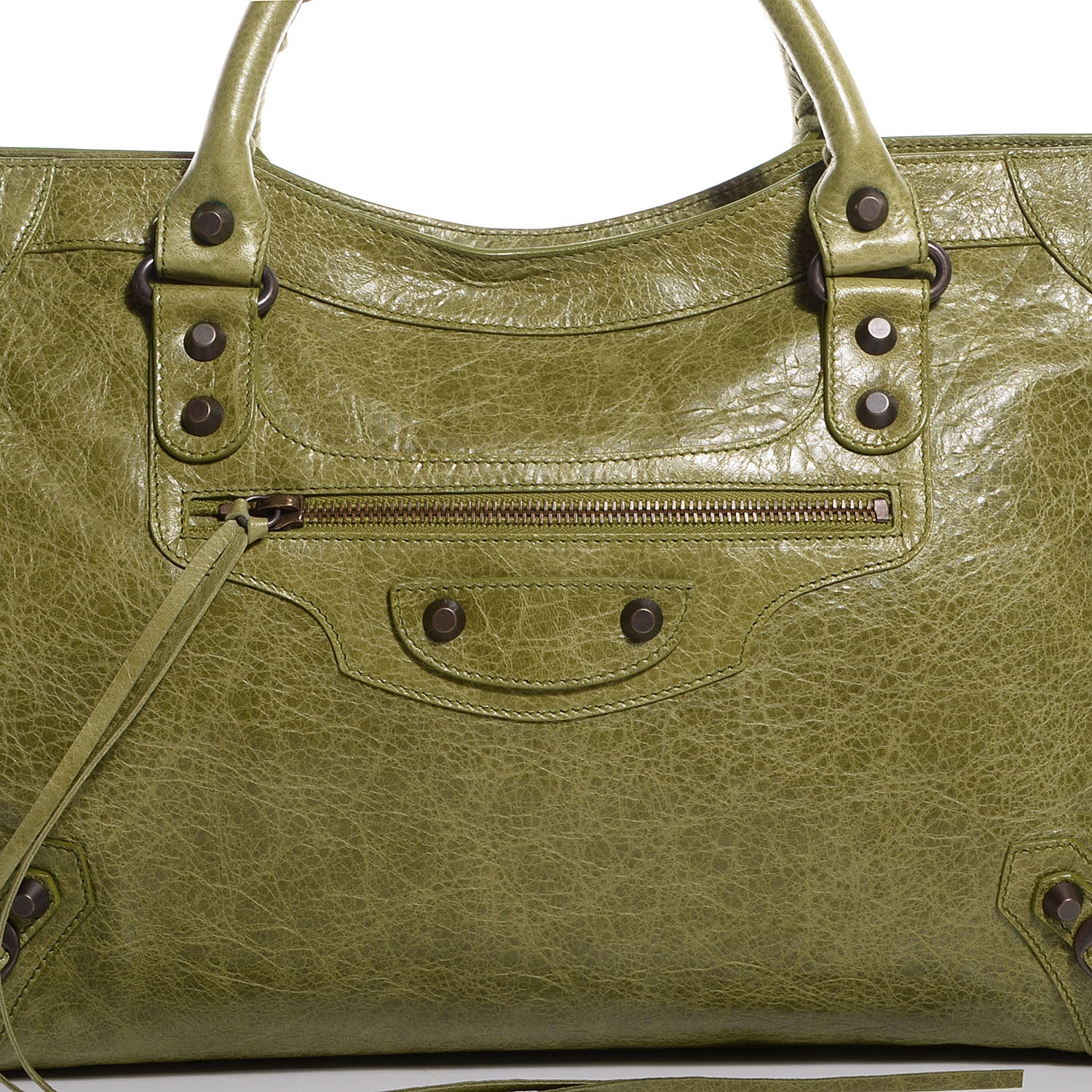 Balenciaga Agneau City Light Olive 3 of 12