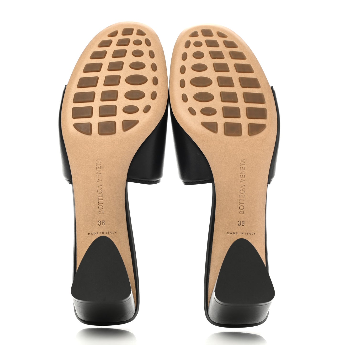 Vienna Calfskin The Band Mule Sandals 38 Black
