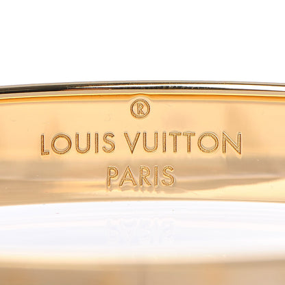 Louis Vuitton Brass Monogram Nanogram Cuff M Gold 4 of 7