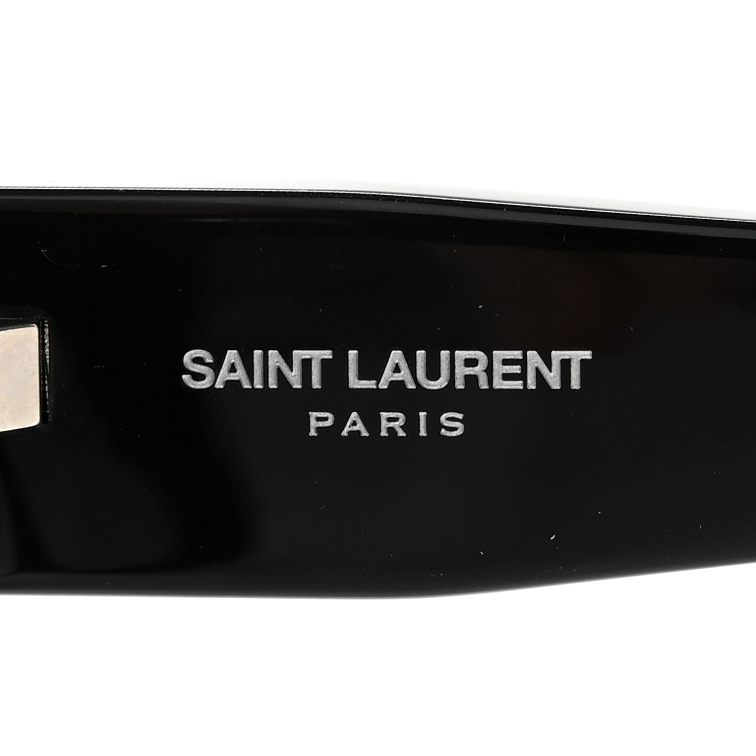 Saint Laurent Acetate Flat Top Sunglasses SL M9 002 Black 5 of 10