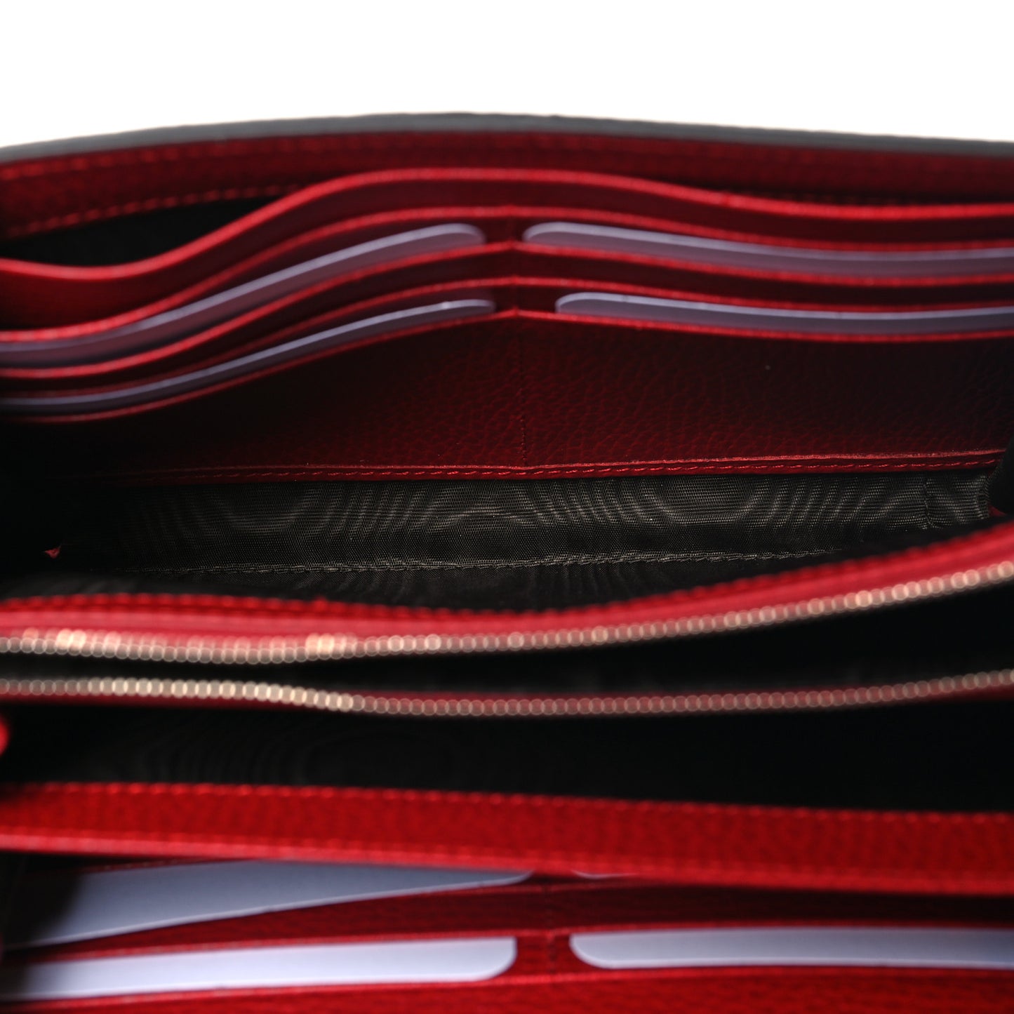 Calfskin Mini Dionysus Chain Wallet Hibiscus Red