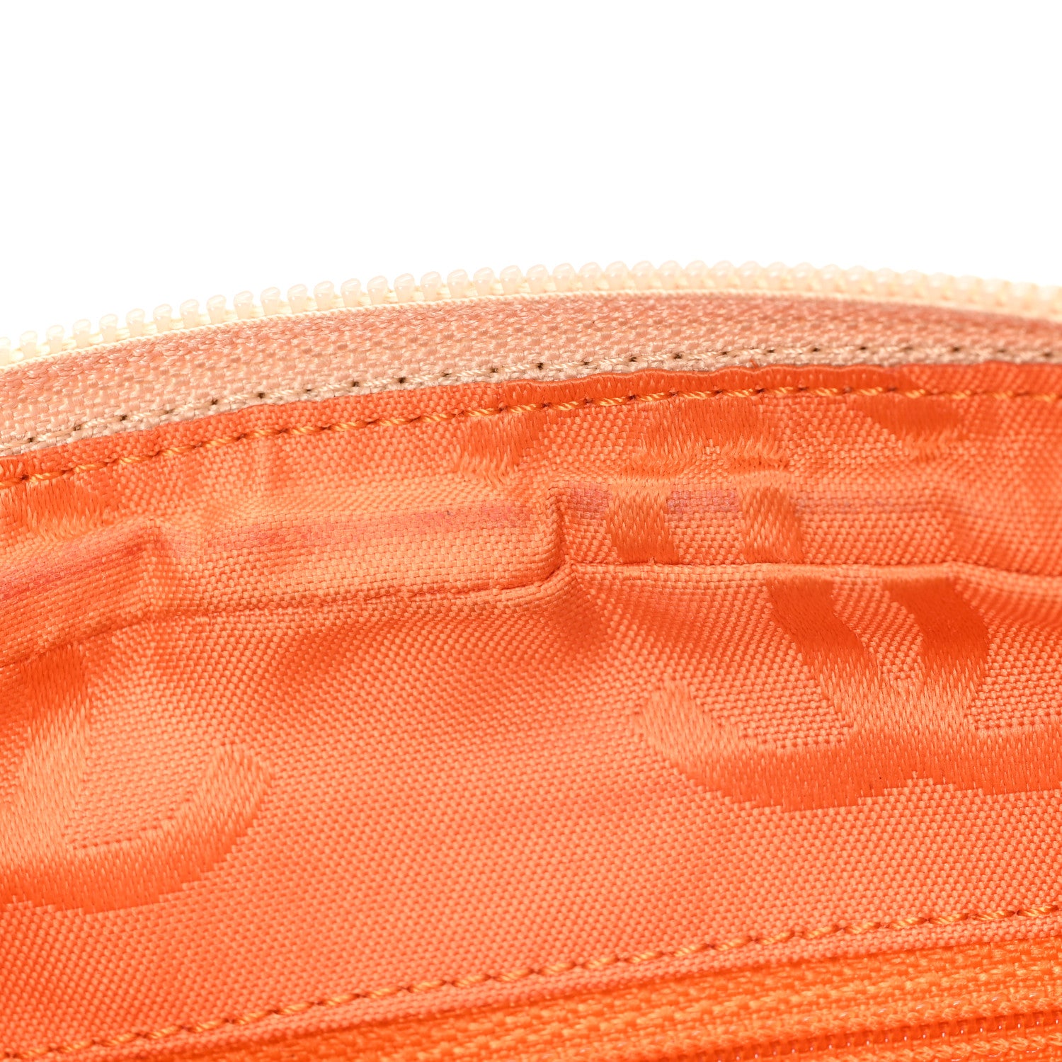 Chanel Calfskin Quilted Cambon Pochette Beige 11 of 11