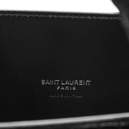 Saint Laurent Calfskin Crocodile Embossed Baby Sac De Jour Black 5 of 6