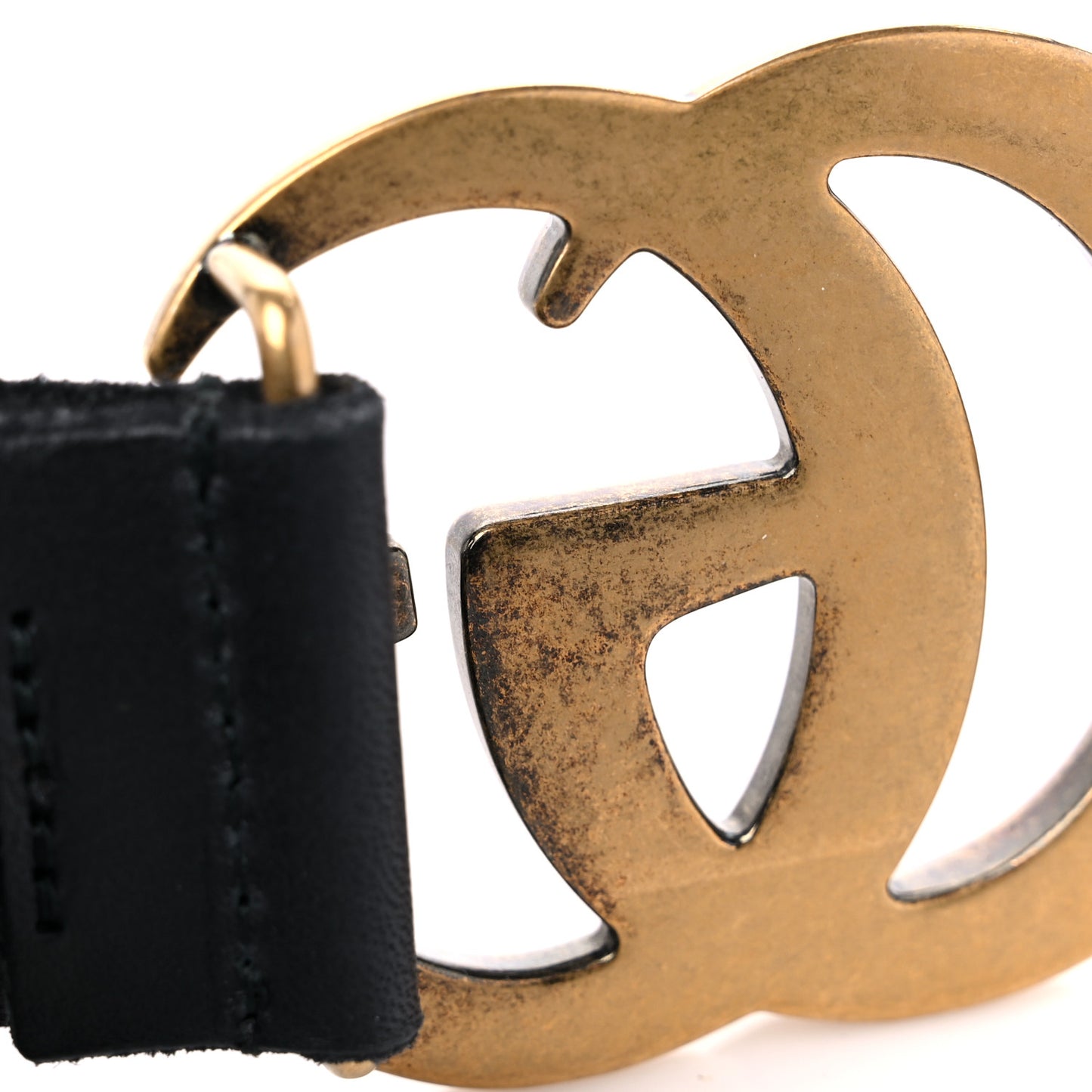 Faded Calfskin Double G 40mm Belt 80 32 Black