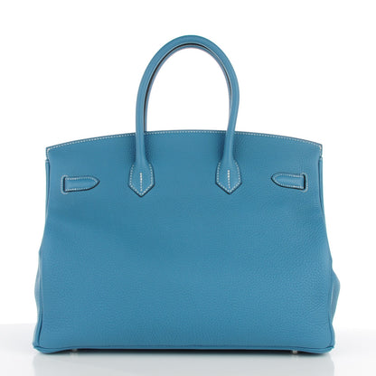 Hermes Togo Birkin 35 Blue Jean 4 of 24