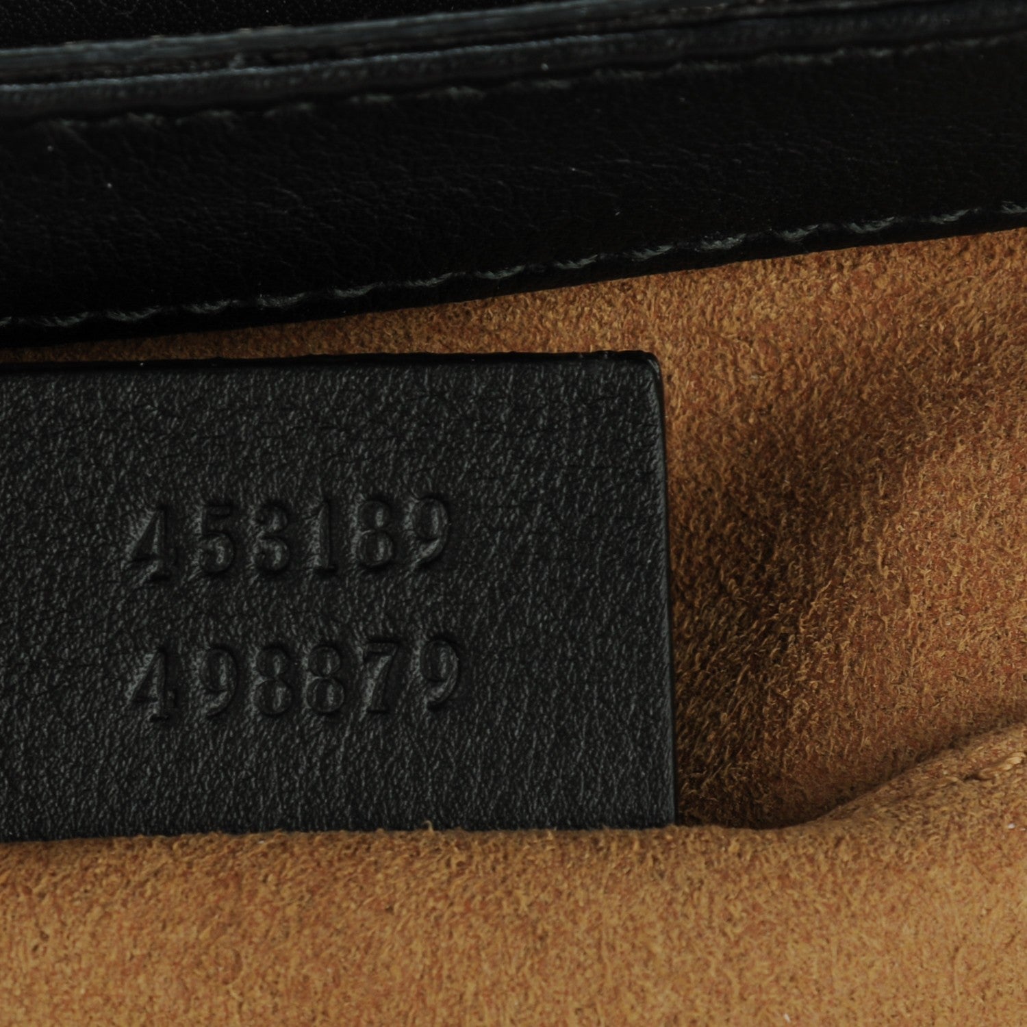 Gucci GG Supreme Monogram Web Medium Padlock Messenger Shoulder Bag Black 7 of 8