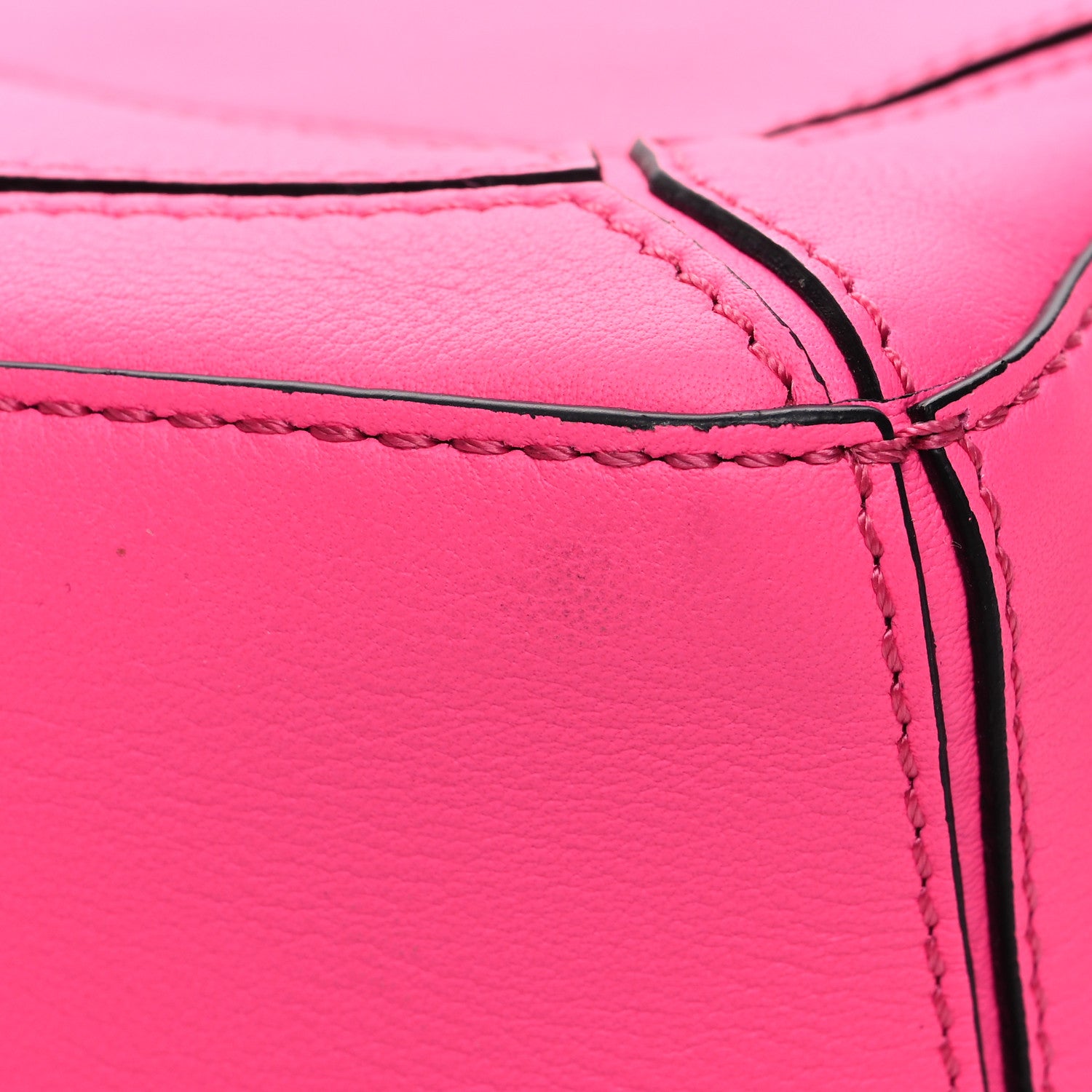 Loewe Calfskin Mini Puzzle Bumbag Neon Pink 12 of 12
