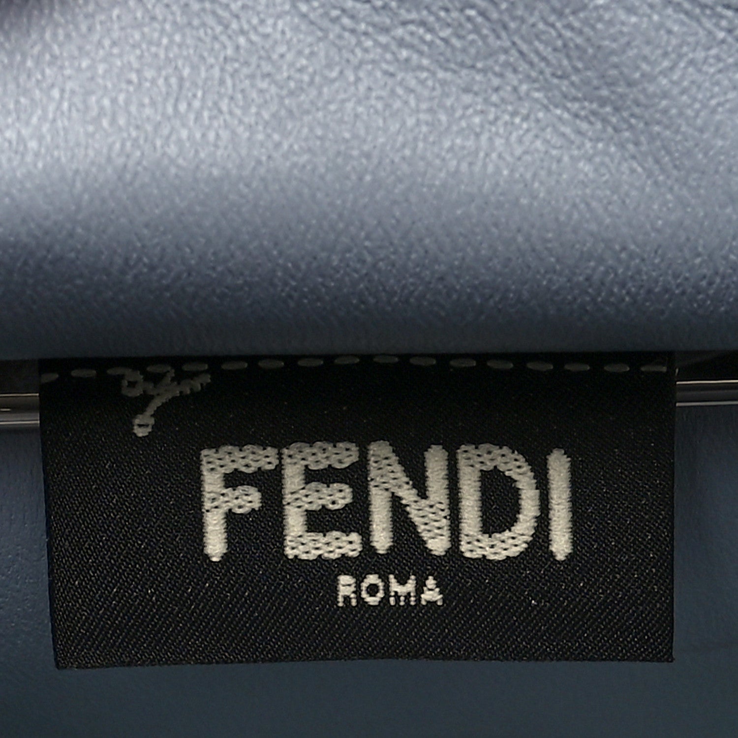 Fendi VItello Dolce Studded Petite 3Jours Tote Ghiaccio Multicolor 6 of 11